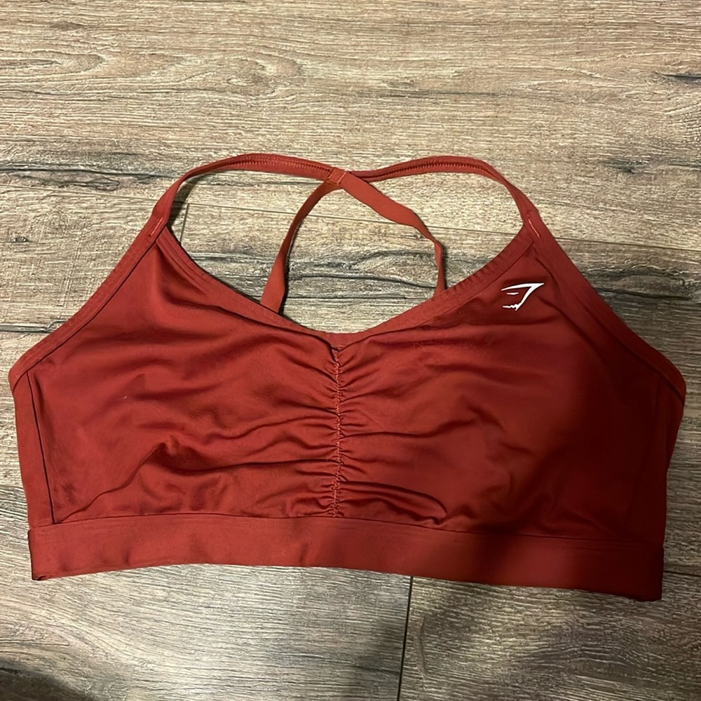 Gymshark ruched sports bra